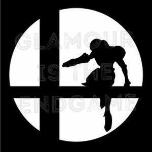 Super Smash Bros. Inspired Dark Samus Decal - Etsy