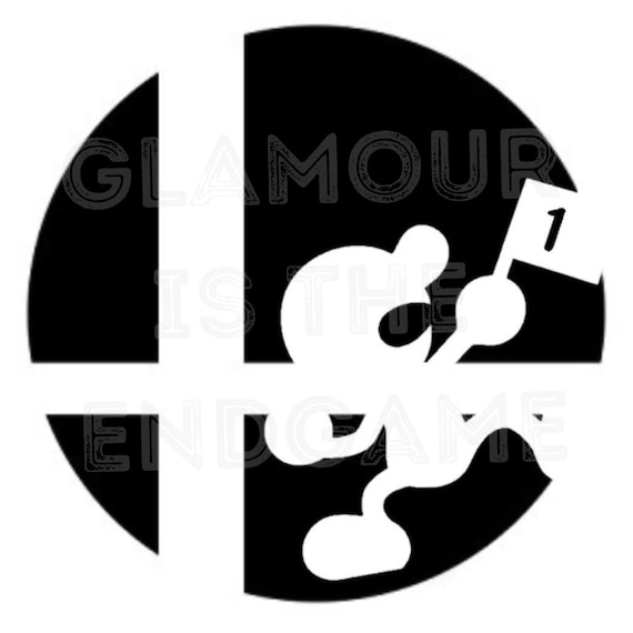 Super Smash Inspired Game Watch Decal