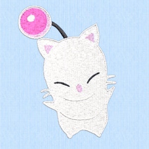 Final Fantasy inspired Moogle Machine Embroidery File