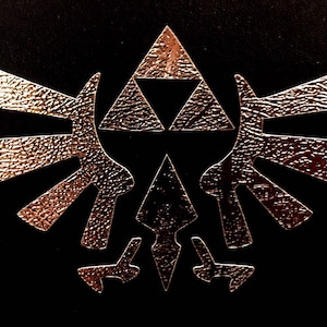 Golden Triforce Decal Zelda