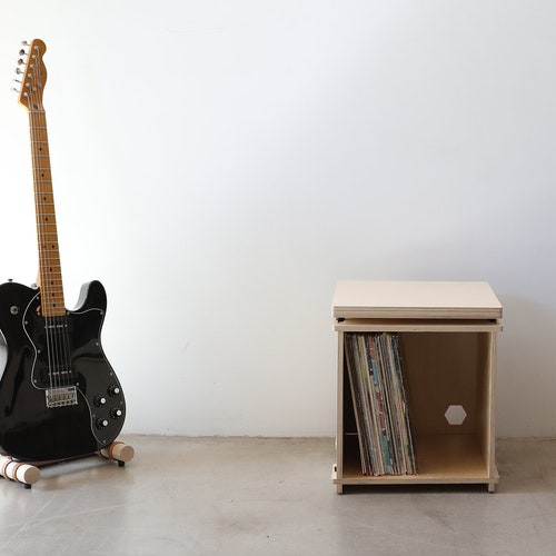 Modular Record Storage System // Set of 1 With Top // JR. | Etsy