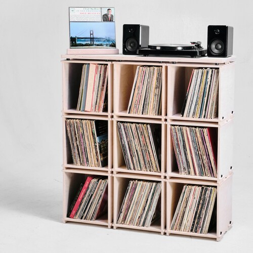 Record Storage BOXSET of 8 With 4 Topper Etsy