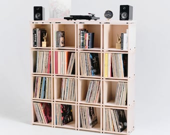 a.depeche cadeal record rack 4×2-box カデル レコードラック 4×2 CDL-RDR-4X2 / アデペシュ｜ 家具