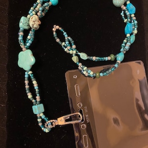 Turquoise Lanyard