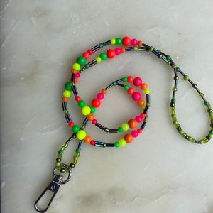 Neon lanyard