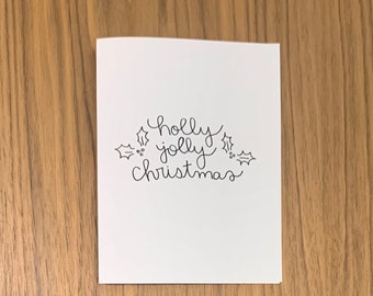 Holly Jolly Card