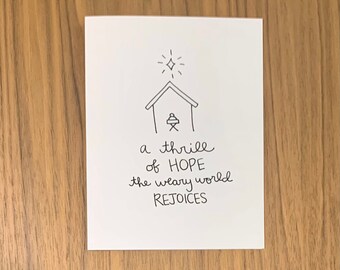 Thrill of Hope Christmas Card