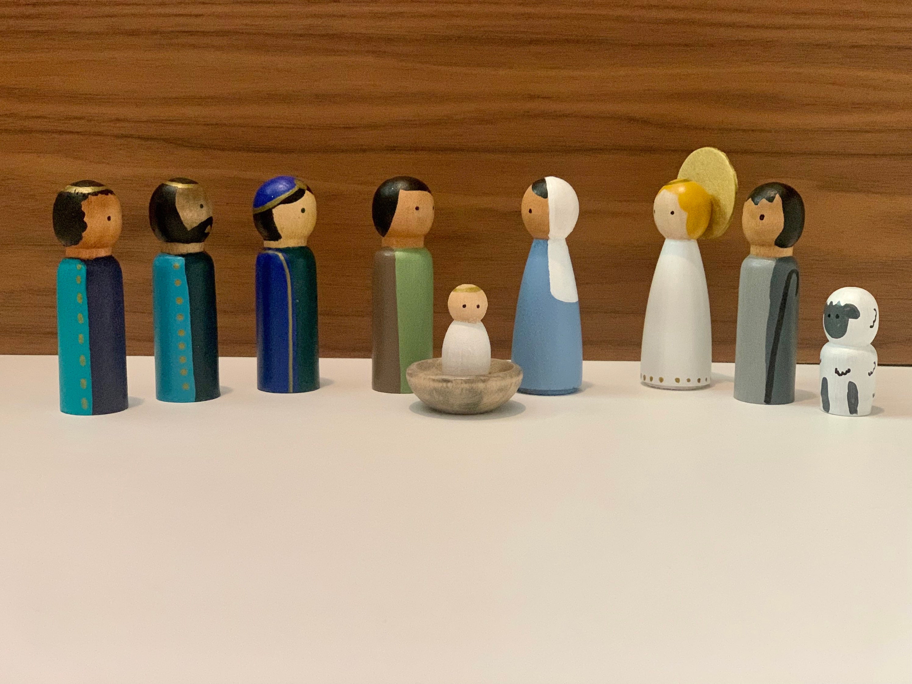 Peg Doll Nativity Set - Etsy