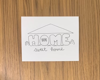 Home Sweet Home Card