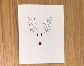 Rudolph the Red Nosed Reindeer Card