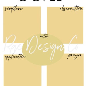 SOAP Bible Study Printable Worksheet Bundle - Etsy