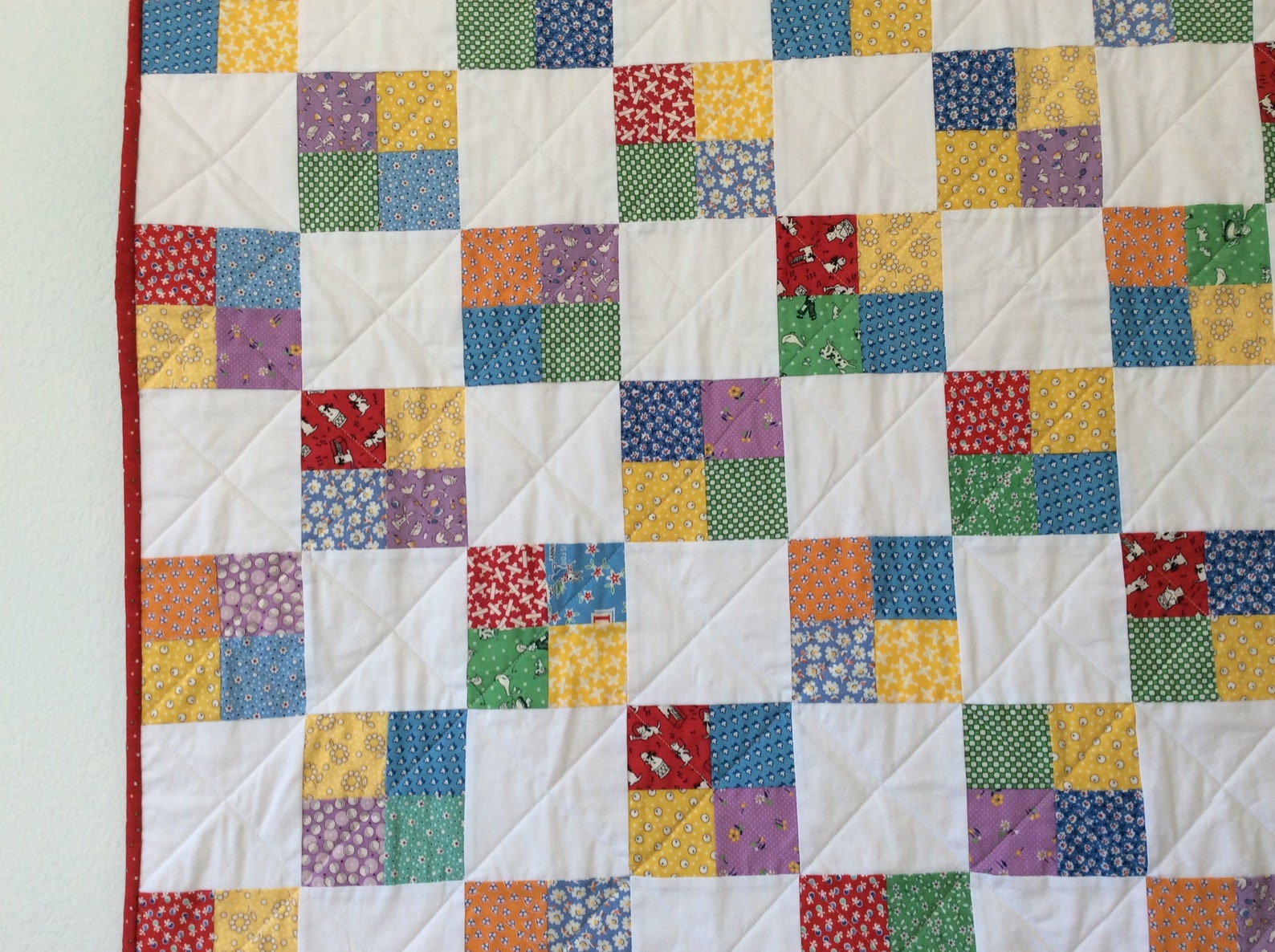 Handmade Patchwork Baby Quilt Gift for Baby Etsy