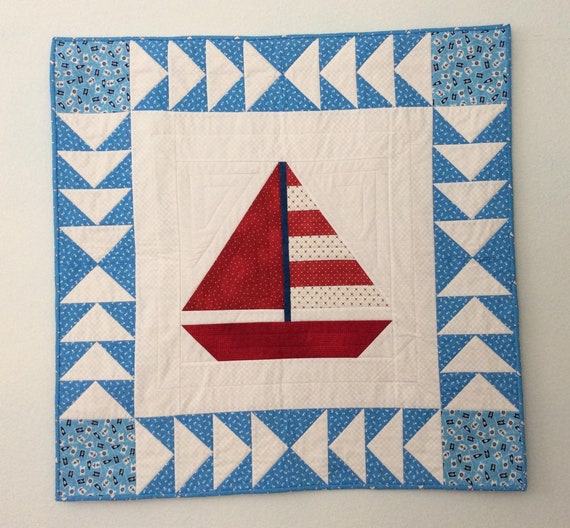 handmade patchwork baby quilt