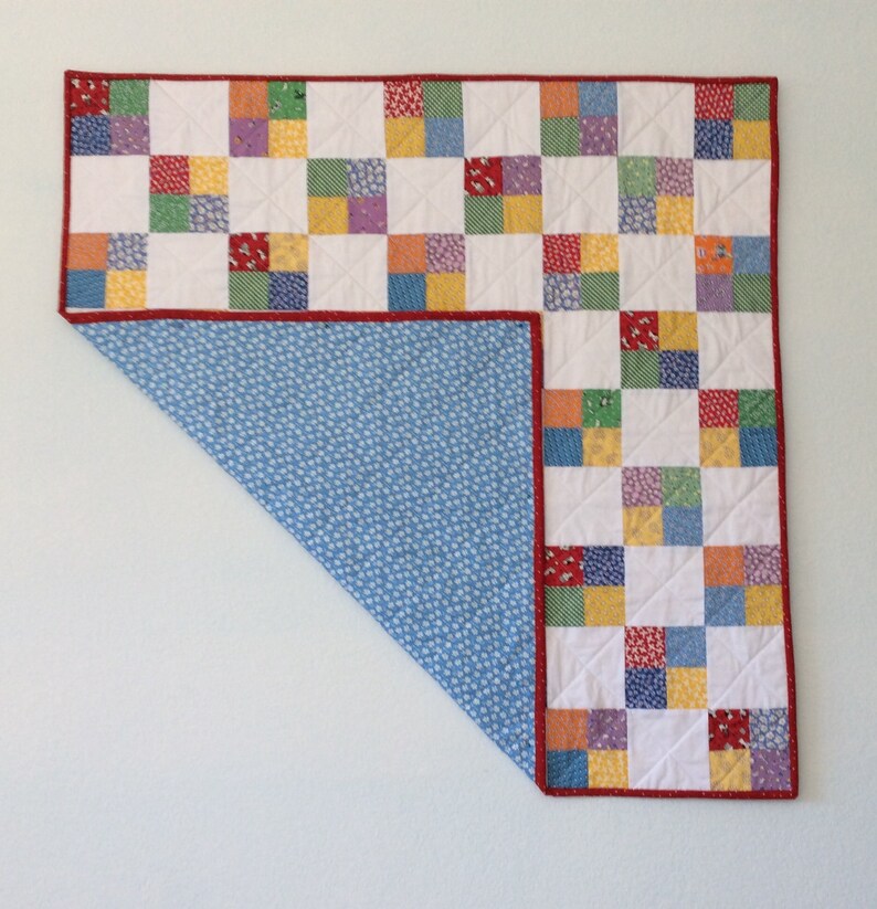 Handmade Patchwork Baby Quilt Gift for Baby Etsy