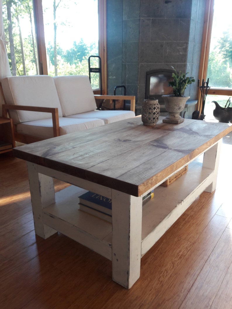 Handmade Rustic Coffee Table Etsy