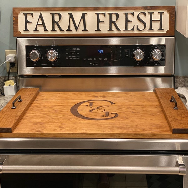 Noodle Board Stove Cover for Electric Stove Etsy