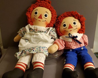 Vintage Raggedy Ann en Andy