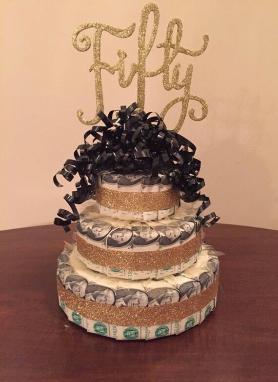 Birthday Money Cake Uni!   que Birthday Gift Etsy - birthday money cake unique birthday gift image 5