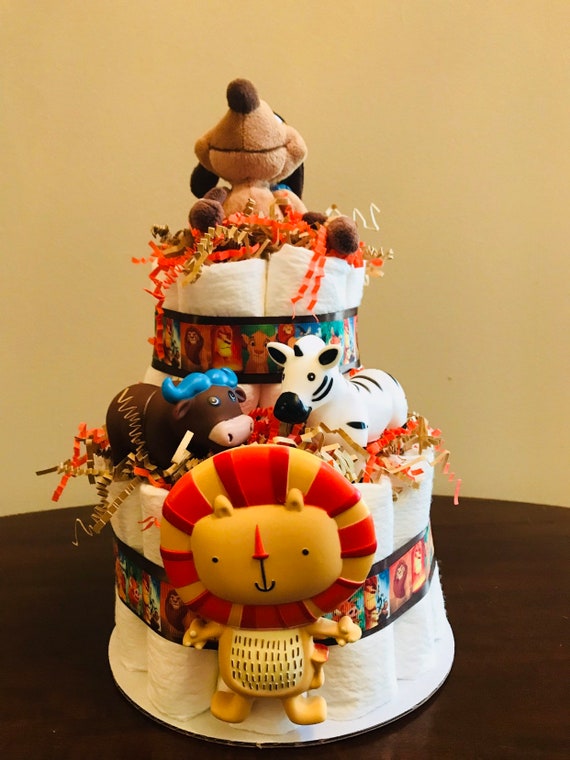 Gateau A Couches Safari Roi Lion Timon