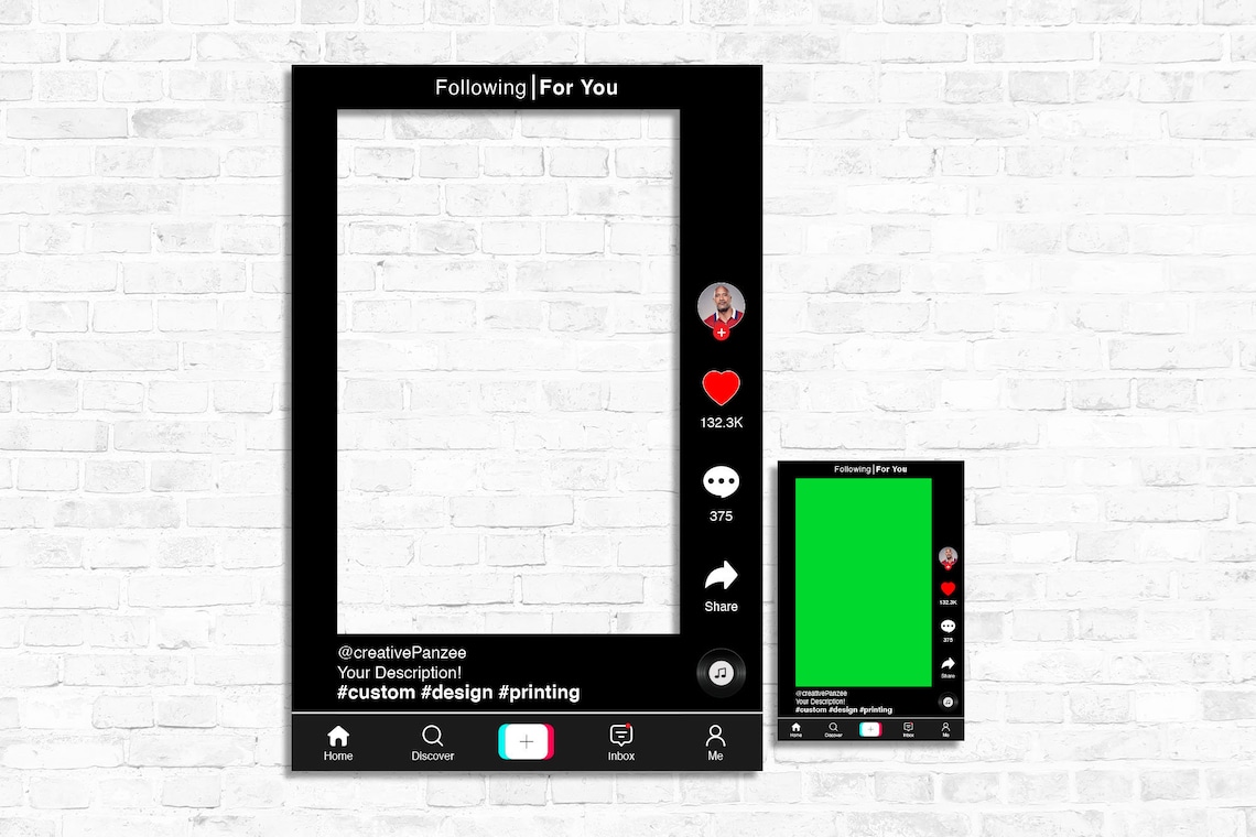 Tiktok Frame 24x36 INSTANT DOWNLOAD File Only Etsy