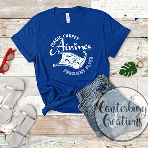 Magic Carpet Airlines Shirt Disney vacation disney matching disney shirts disney world disneyland walt disney world aladdin magic carpet image 1