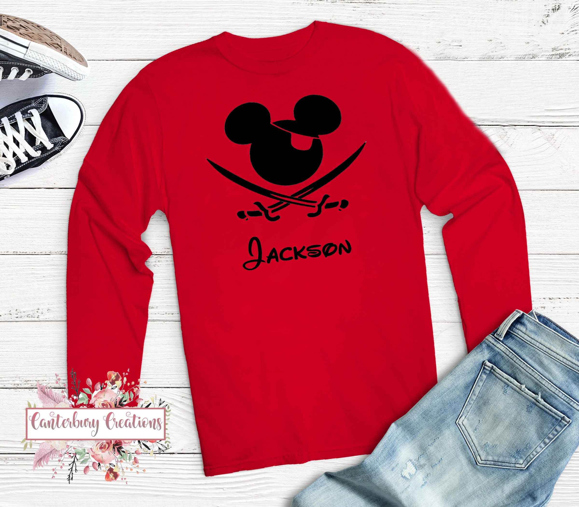 Pirate Mickey Shirt Disney Vacation Matching Disney Disney 