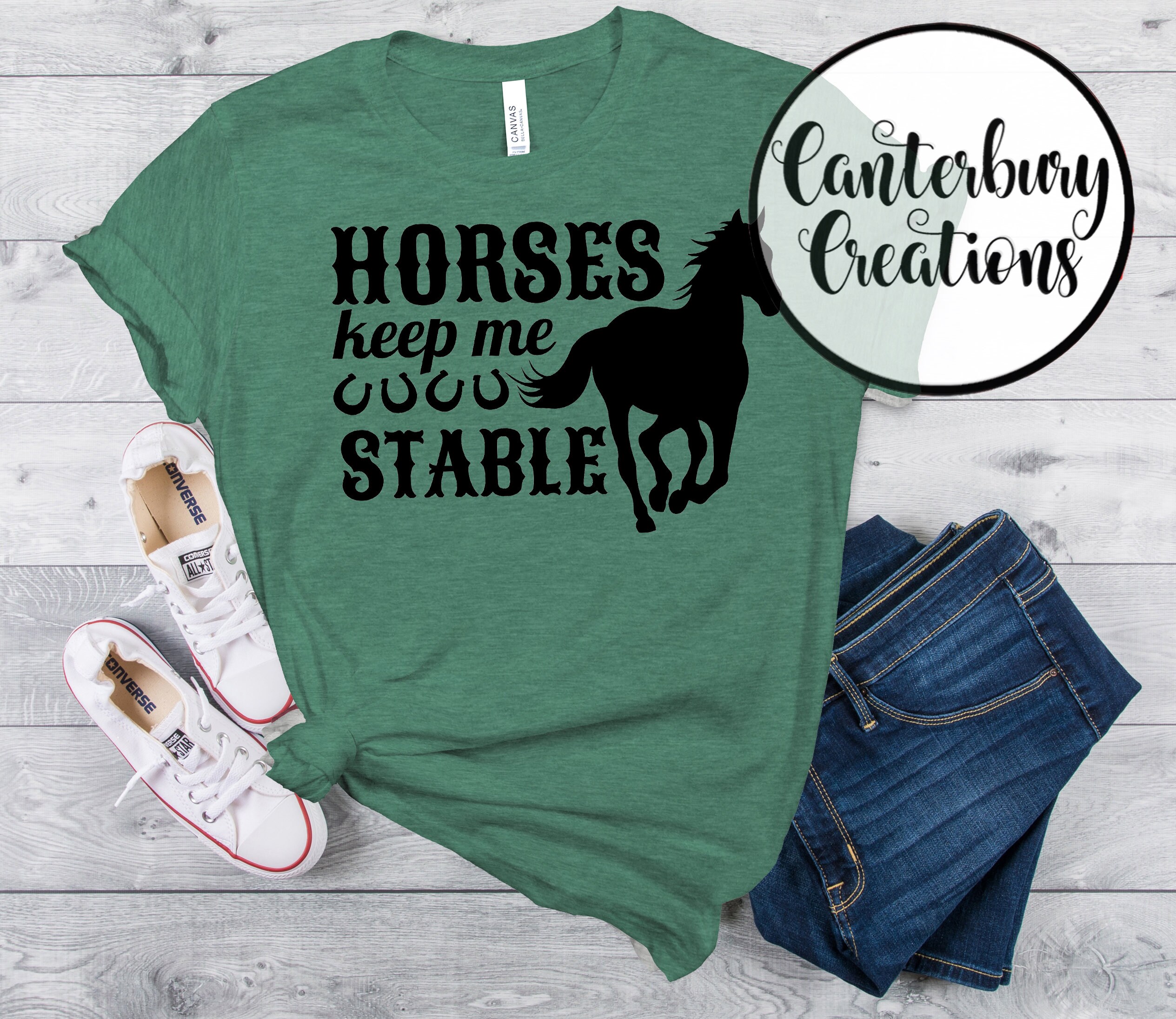 Horses keep me stable Horse shirts horse riding tshirts Etsy