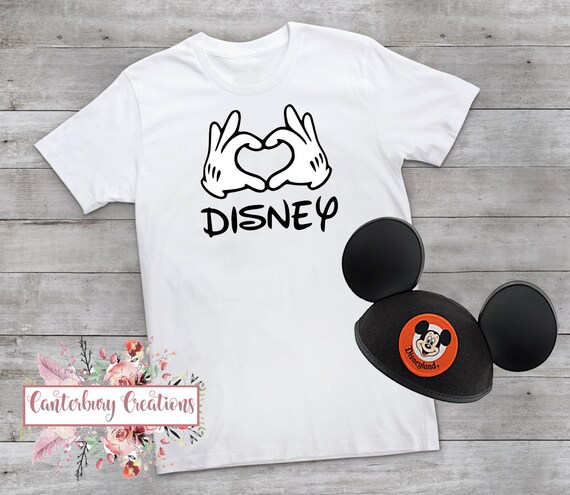 Mickey hands best sale shirt