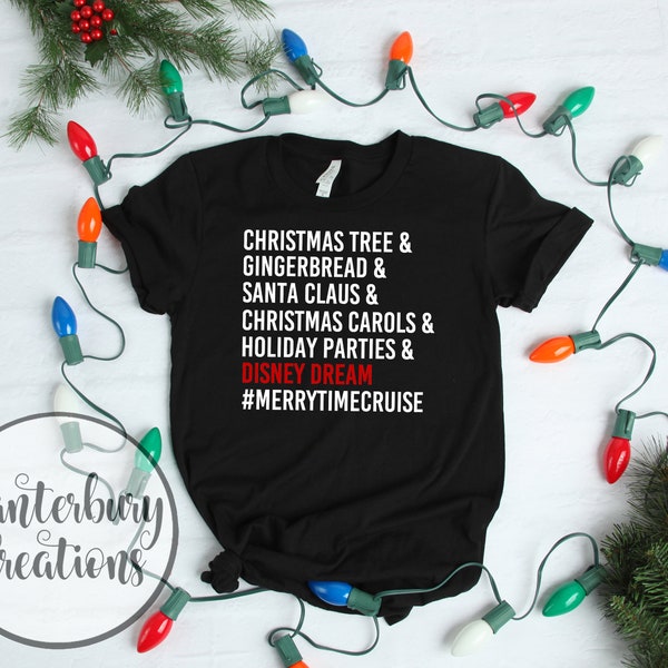 Merrytime Cruise List Shirt | Disney cruise Disney Christmas Disney shirts Disney matching Merrytime Cruise Disney Cruise Shirt