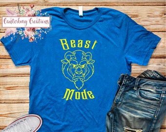 Beast Mode Shirt | Disney vacation disney tank disney shirts disney beauty and the beast belle gaston beast beast mode workout be our guest