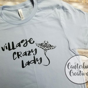 Village Crazy Lady Shirt Disney vacation disney matching disney disney shirts disney world disneyland walt disney world moana aulani image 2