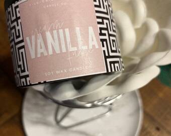 Chìc & Co. Scented Soy mixed Candle. VAnilla SCented