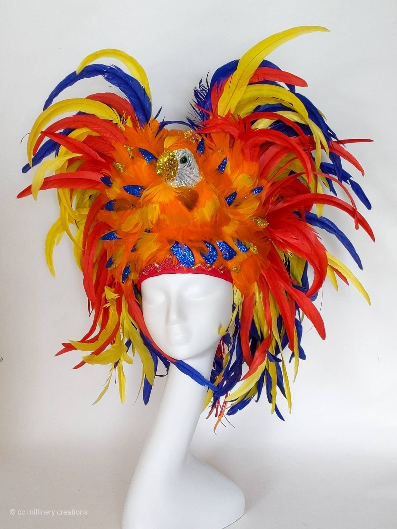 Head Dress. Feather Headdress. Parrot 