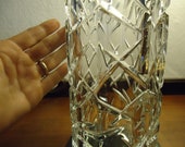 Ceylon by Waterford Brilliant Cut Crystal Hurricane Candle Shade, Marquis Collection