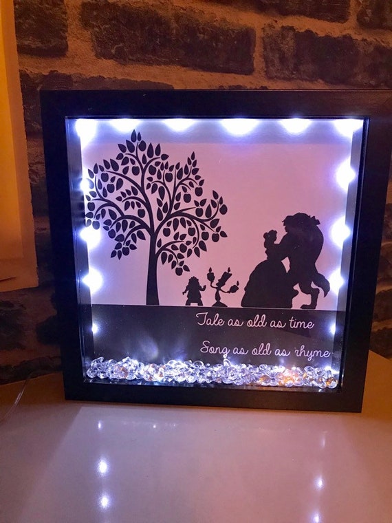 Beauty and the Beast Box Frame