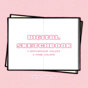 Digital Sketchbook Scrapbook | Goodnotes Procreate