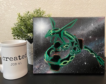 Rayquaza Pokémon Pintura en aerosol