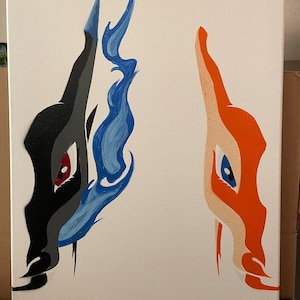 Charizard/Mega Charizard Spray Painting