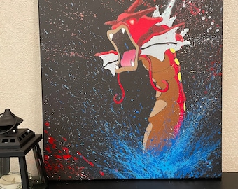 Shining Gyarados Pokémon Spray Painting