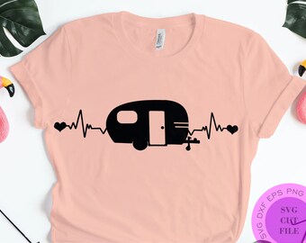 Download Camper Heartbeat Svg Etsy
