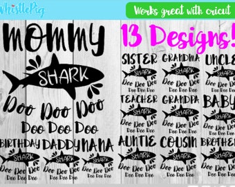 Mommy Shark Svg Etsy