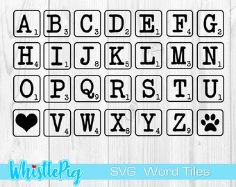 Word Tiles Etsy Word Tiles Etsy