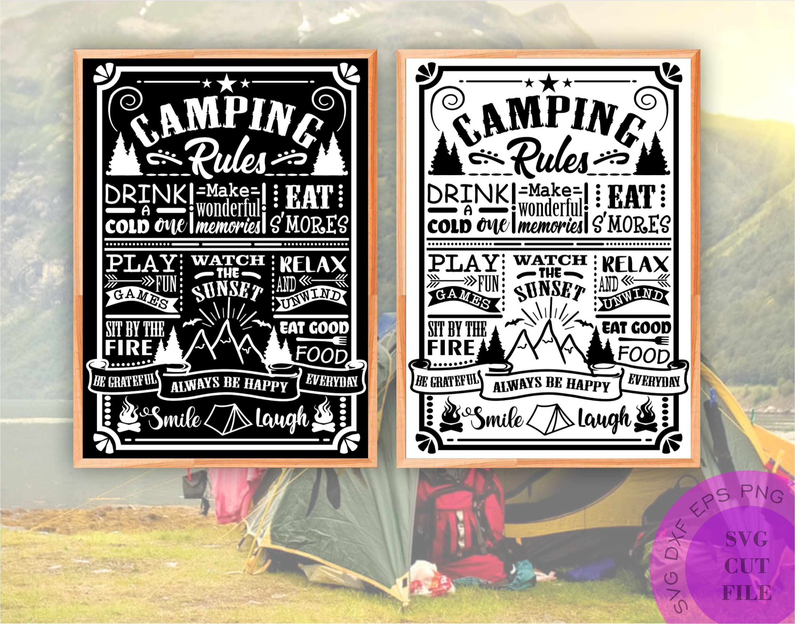 Camping Svg Camping Rules Svg Camp Rules Svg Camper Svg Camper Etsy India