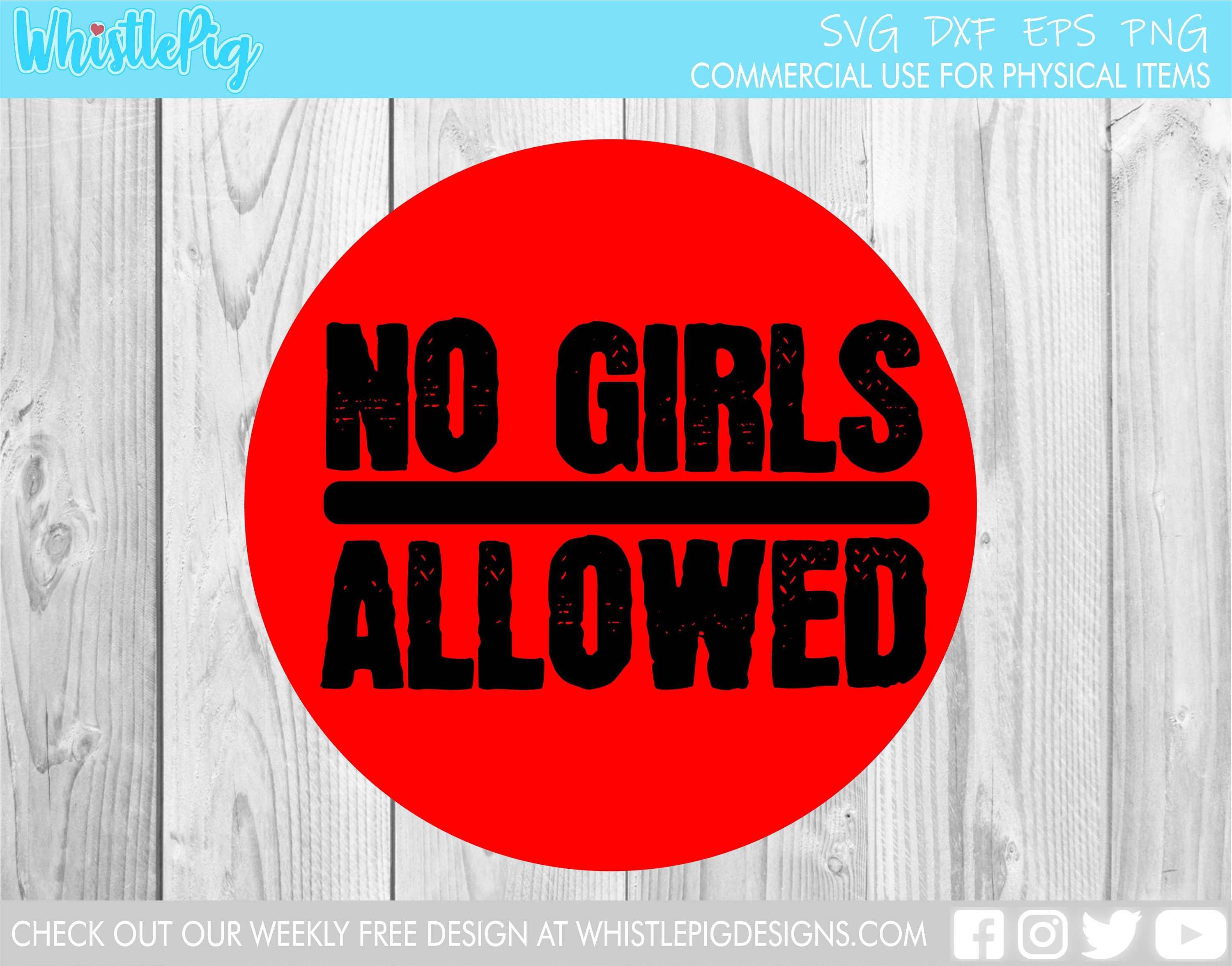 Download No Girls Allowed Svg Nursery Svg Boys Room Svg Boys Svg No | Etsy