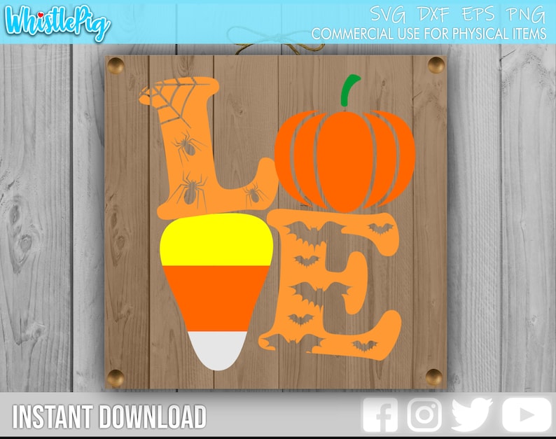 Download Love Halloween SVG Halloween svg Candy Corn Svg Pumpkin ...
