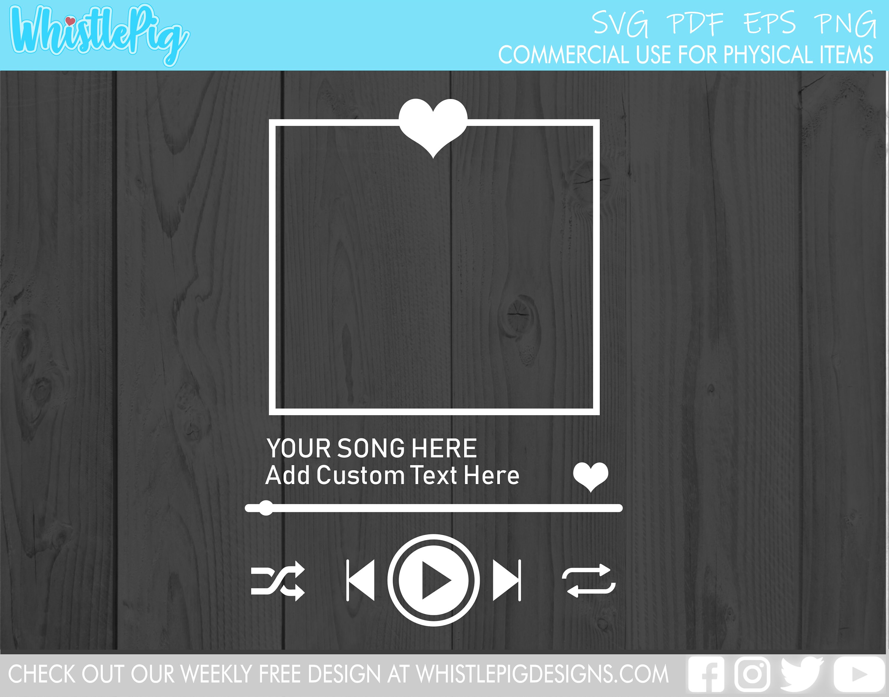 Song Plaque Svg Song Art Svg MusikPlayer SVG MusikTaste Etsy