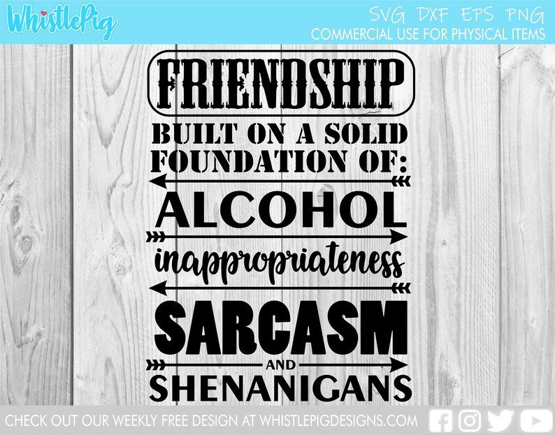 Download Friendship SVG Built on Foundation Funny friendship svg | Etsy
