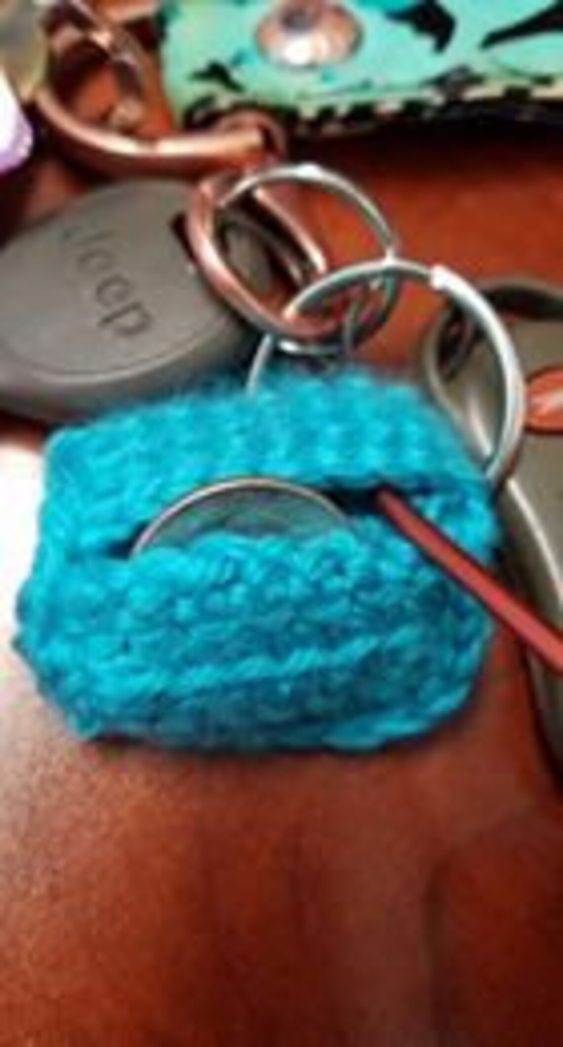 Ready to Ship Crochet Quarter Holder // Aldi Quarter Holder // Etsy