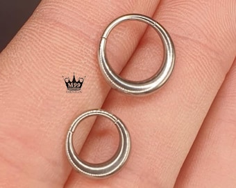 1pc LINEA SFERA Spianato Gemma Segmento A Cerniera Anello 16g - Foto 11