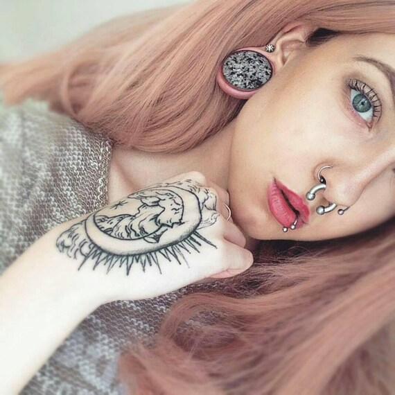 Custom ear gauges deals
